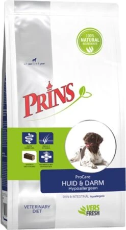 Prins ProCare Huid & Darm Hypoallergeen - Hondenvoer - 3 Kg
