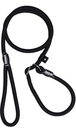 Rebel Petz - Honden Trainingslijn Met Halsband - Taupe, Zwart, Groen & Oranje - Maat Small Of Large - Kleur: Zwart, Maat: Large -Hondenspullen Verkoop 661x1200 4