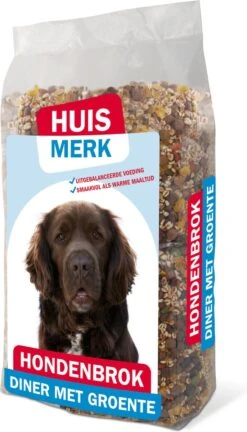 Merkloos Huismerk Adult Diner - 10 Kg -Hondenspullen Verkoop 686x1200