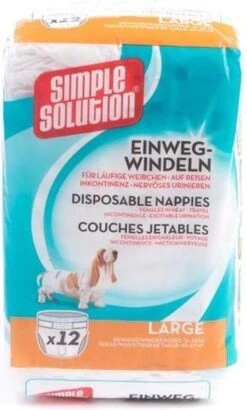 Simple Solution Wegwerp Honden Luier - SMALL 12 ST 38-48 CM -Hondenspullen Verkoop 723x1200 2