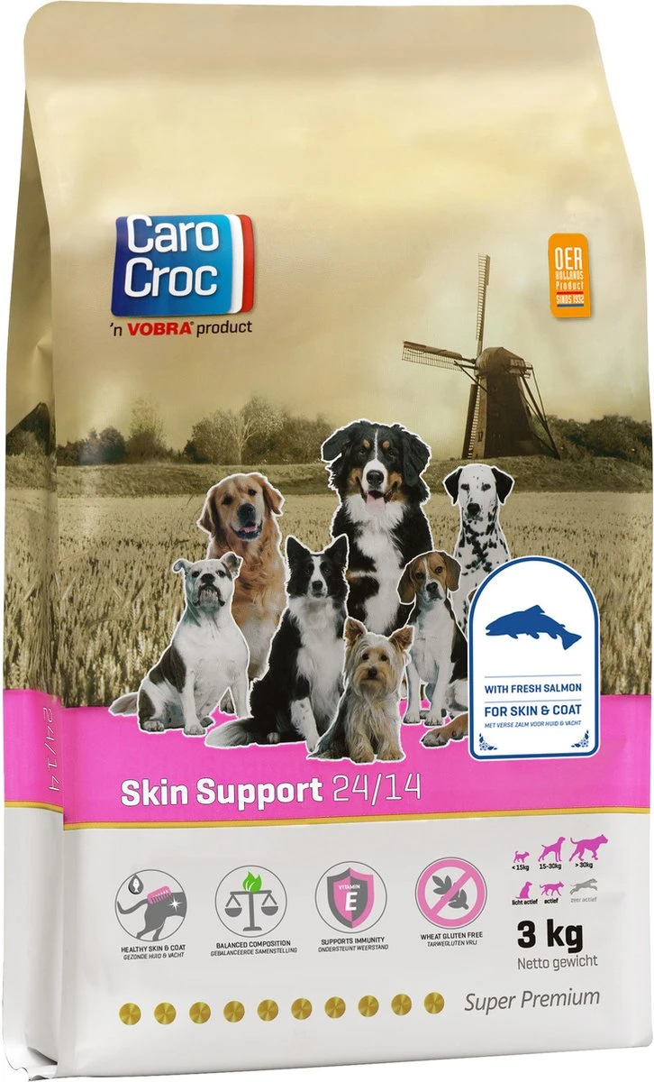 Carocroc Skin Support - Gevogelte/Granen/Vis - Hondenvoer - 15 Kg 4 Carocroc Skin Support - Gevogelte/Granen/Vis - Hondenvoer - 15 Kg - Afbeelding 2