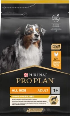 Pro Plan All Sizes Adult Light/Sterilised - Honden Droogvoer - Kip- 3 Kg 23 Pro Plan All Sizes Adult Light/Sterilised - Honden Droogvoer - Kip- 3 Kg -Hondenspullen Verkoop 729x1200