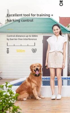 Anti Blafband EN Trainingshalsband In 1 - UNIEK SYSTEEM - 1000m Bereik - 100 Levels - Trainingsband - Antiblafband - Teletac - Geluid En Vibratie/trilling - Grote En Kleine Honden - Volledig Waterdicht - Anti Blafband -Hondenspullen Verkoop 744x1200 3
