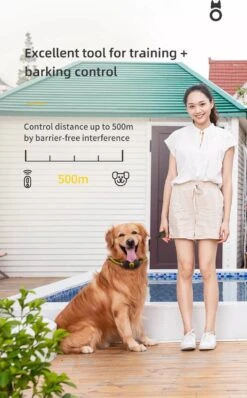 Anti Blafband EN Trainingshalsband In 1 - UNIEK SYSTEEM - 1000m Bereik - 100 Levels -Hondenspullen Verkoop 745x1200 5