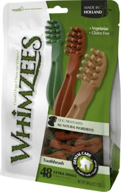 Whimzees Tandenborstel Hondensnack - 6,5 Cm - 48 Stuks -Hondenspullen Verkoop 757x1200