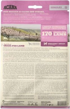 Acana Singles Grass-Fed Lamb Dog 19 Acana Singles Grass-Fed Lamb Dog -Hondenspullen Verkoop 777x1200 2