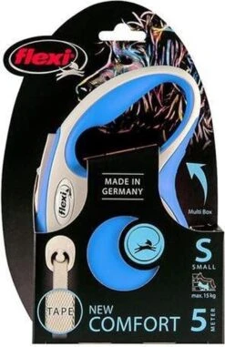 Flexi Rollijn New Comfort Tape L 8 M - Hondenriem - Blauw&Lichtgrijs -Hondenspullen Verkoop 778x1200