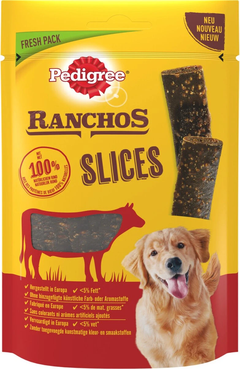 Pedigree Ranchos Slices Hondensnacks - Rund - 8 X 60 Gr 9 Pedigree Ranchos Slices Hondensnacks - Rund - 8 X 60 Gr - Afbeelding 7