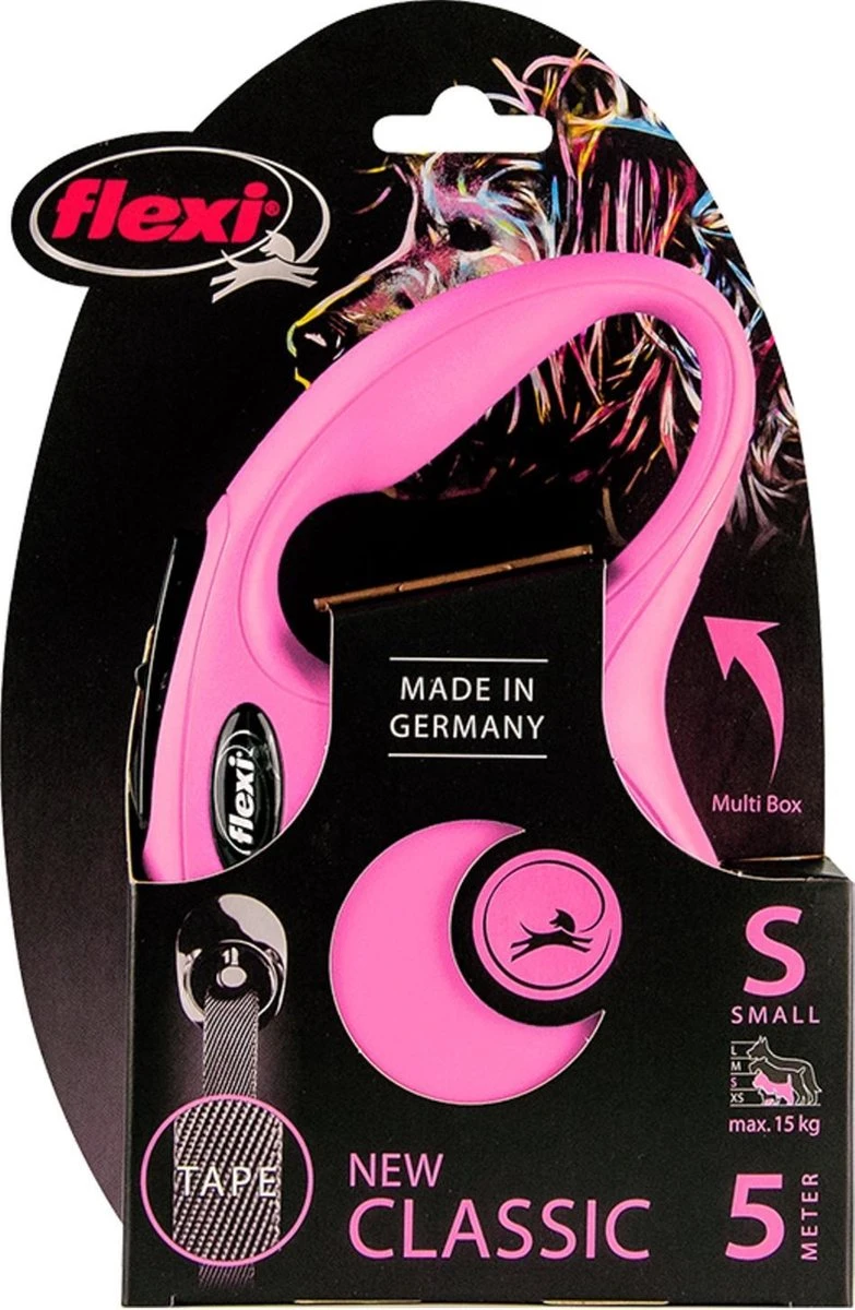 Flexi New Classic Tape - Hondenriem - Roze - S - 5 M 7 Flexi New Classic Tape - Hondenriem - Roze - S - 5 M - Afbeelding 5