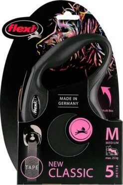 Flexi Classic Tape - Zwart - M - 5 M -Hondenspullen Verkoop 797x1200 4