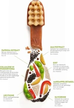 Whimzees Tandenborstel Hondensnack - 6,5 Cm - 48 Stuks -Hondenspullen Verkoop 820x1200 1