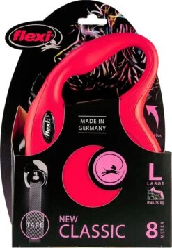 Flexi New Classic Tape - Hondenriem - Rood - L - 8 M - (<50 Kg) -Hondenspullen Verkoop 830x1200 4