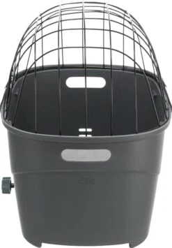 Trixie Fietsmand Voor Bagagedrager Met Draadkoepel Kunststof Grijs (46X36X47 CM) 36 Trixie Fietsmand Voor Bagagedrager Met Draadkoepel Kunststof Grijs (46X36X47 CM) -Hondenspullen Verkoop 836x1200 3