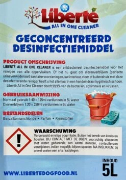 Geurverwijderaar - Liberté All In One Cleaner - Desinfectie - Dieren - Huis - Auto - Kantoor - Schoonmaakmiddel - 5L - Fresh Citrus 7 Geurverwijderaar - Liberté All In One Cleaner - Desinfectie - Dieren - Huis - Auto - Kantoor - Schoonmaakmiddel - 5L - Fresh Citrus -Hondenspullen Verkoop 840x1200 3