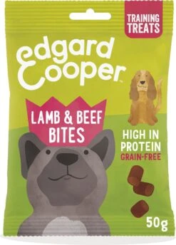 Merkloos Edgard & Cooper Lam & Rund Bites - Voor Honden - Hondensnack - 50g -Hondenspullen Verkoop 862x1200