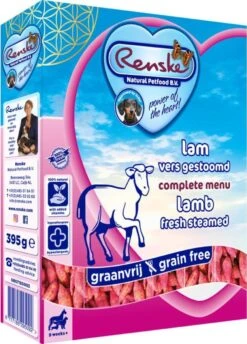 Renske Hond Vers Adult Graanvrij - Lam - Hondenvoer - 10 X 395 G -Hondenspullen Verkoop 862x1200 3