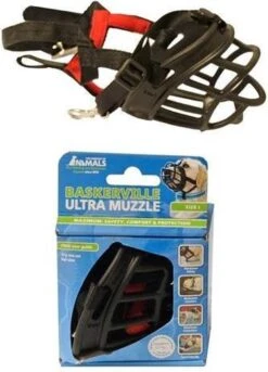 Company Of Animals Baskerville Ultra Muzzle - Muilkorf - Maat 3 (M) - Zwart -Hondenspullen Verkoop 863x1200 4