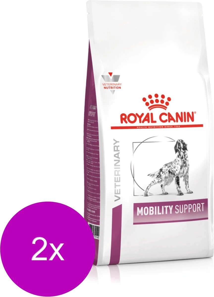Royal Canin Veterinary Diet Mobility Support - Hondenvoer - 2 X 12 Kg 3 Royal Canin Veterinary Diet Mobility Support - Hondenvoer - 2 X 12 Kg