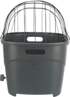 Trixie Fietsmand Voor Bagagedrager Met Draadkoepel Kunststof Grijs (46X36X47 CM) 27 Trixie Fietsmand Voor Bagagedrager Met Draadkoepel Kunststof Grijs (46X36X47 CM) -Hondenspullen Verkoop 872x1200 3