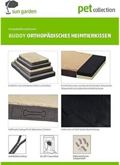Sun Garden Buddy Orthopedisch Hondenkussen 120x72x10cm Antraciet 14 Sun Garden Buddy Orthopedisch Hondenkussen 120x72x10cm Antraciet -Hondenspullen Verkoop 876x1200 4