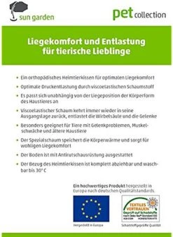 Sun Garden Buddy Orthopedisch Hondenkussen 120x72x10cm Antraciet 15 Sun Garden Buddy Orthopedisch Hondenkussen 120x72x10cm Antraciet -Hondenspullen Verkoop 877x1200 2