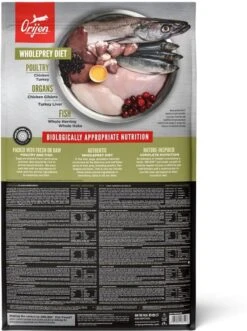 Orijen Whole Prey Senior Dog - Kip & Kalkoen - Hondenvoer - 11.4 Kg -Hondenspullen Verkoop 896x1200