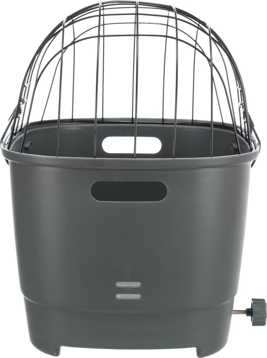 Trixie Fietsmand Voor Bagagedrager Met Draadkoepel Kunststof Grijs (46X36X47 CM) 11 Trixie Fietsmand Voor Bagagedrager Met Draadkoepel Kunststof Grijs (46X36X47 CM) - Afbeelding 9