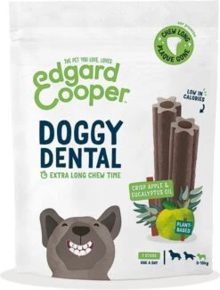 Edgard & Cooper Doggy Dental Sticks Appel - Eucalyptusolie Medium -Hondenspullen Verkoop 911x1200 2