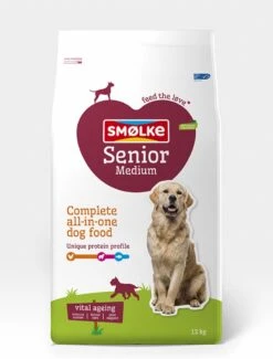 Smolke Senior Medium - Kip - Hondenvoer - 12 Kg -Hondenspullen Verkoop 911x1200