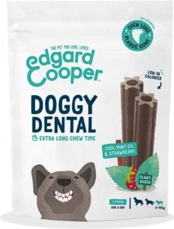 Merkloos Edgard & Cooper Doggy Dental Sticks Aardbei - Frisse Muntolie Small -Hondenspullen Verkoop 911x1200 4