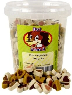 Petsnack Duo Mix Hartjes 500 Gr -Hondenspullen Verkoop 913x1200