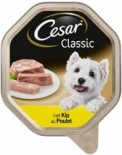 Cesar Classic Paté Honden Natvoer - Kip - 14 X 150 Gr -Hondenspullen Verkoop 942x1200 3