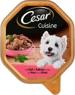 Cesar Cuisine Honden Natvoer - Kalf & Kalkoen In Saus - 14 X 150 Gr 8 Cesar Cuisine Honden Natvoer - Kalf & Kalkoen In Saus - 14 X 150 Gr -Hondenspullen Verkoop 953x1200 2