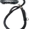 Canicross Looplijn Hond Met Heupriem Voor Hardlopen - Elastische Handsfree Hondenriem - Honden Trainingslijn - 150/210cm - Zwart