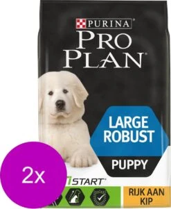 Pro Plan Dog Puppy Large Breed Robust Kip - Hondenvoer - 2 X 3 Kg