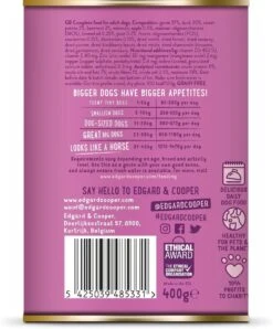 Edgard & Cooper Wild & Eend Blik - Voor Volwassen Honden - Hondenvoer - 12 X 400g -Hondenspullen Verkoop 996x1200 14