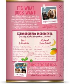 Edgard & Cooper Eend & Kip Blik - Voor Puppy's - Hondenvoer - 12 X 400 G -Hondenspullen Verkoop 996x1200 4