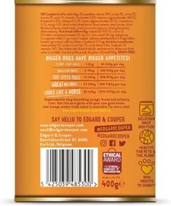 Edgard & Cooper Kip & Kalkoen Blik - Voor Volwassen Honden - Hondenvoer - 12 X 400g -Hondenspullen Verkoop 996x1200 7